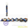 bescon mini two two two polyhedral rpg dice set 10mm ، small dice set d4-d20 in tube ، 6 new trongorted colored من 42 ٪